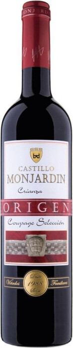 Вино "Castillo Monjardin" Crianza Origen, Navarra DO 750 мл