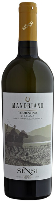 Вино Sensi, "Mandriano" Vermentino, Toscana IGT