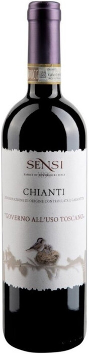 Вино Sensi, Chianti "Governo all'Uso Toscano" DOCG 750 мл