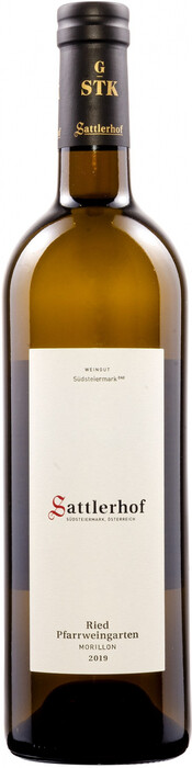 Вино Sattlerhof, "Pfarrweingarten" Morillon, Sudsteiermark DAC 2019 750 мл