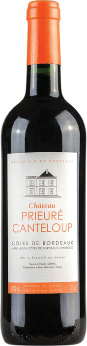 Вино Chateau Prieure Canteloup, Cotes de Bordeaux AOC