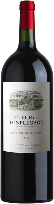 Вино "Fleur de Fonplegade", Saint-Emilion Grand Cru AOC