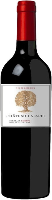 Вино Chateau Latapie, Reserve, Bordeaux AOC 750 мл