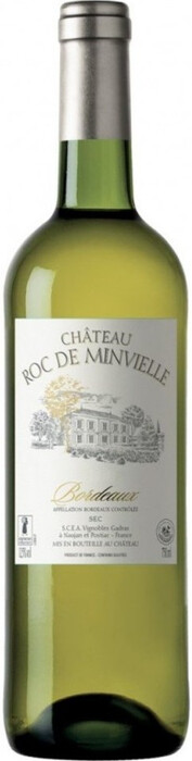 Вино Chateau Roc de Minvielle, Bordeaux AOC Blanc