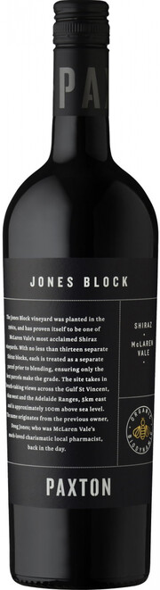 Вино Paxton, "Jones Block" Shiraz, McLaren Vale 2018 750 мл