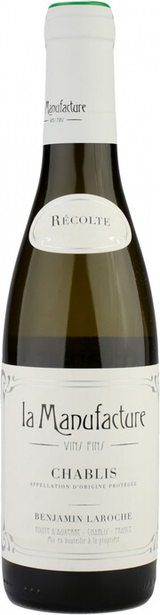 Вино La Manufacture, Chablis AOP 380 мл