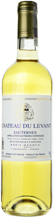 Вино Chateau Du Levant, Sauternes AOC 750 мл