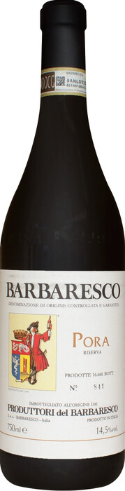 Вино Produttori del Barbaresco, Barbaresco Riserva "Pora" DOCG