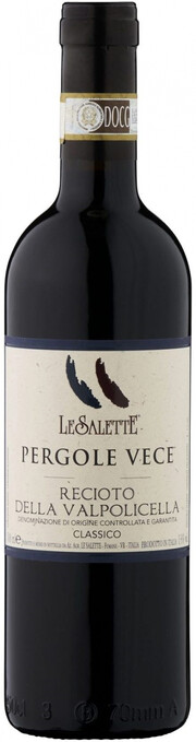 Вино Le Salette, "Pergole Vece" Recioto, Valpolicella DOC Classico