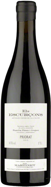 Вино Mas Martinet, "Els Escurcons", Priorat DOQ