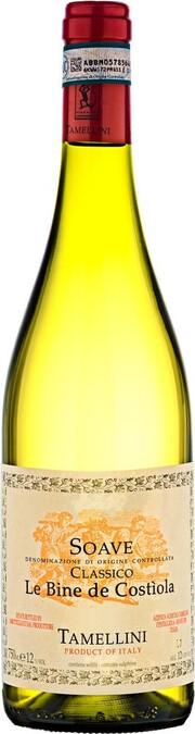 Вино Tamellini, "Le Bine de Costiola", Soave DOC Classico