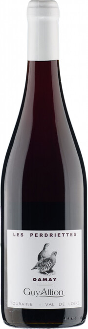 Вино Guy Allion, "Les Perdriettes" Gamay, Touraine AOP 2021 750 мл