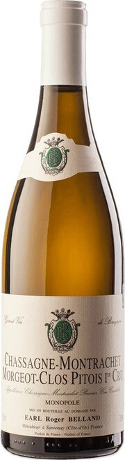 Вино Roger Belland, Chassagne-Montrachet 1-er Cru "Morgeot-Clos Pitois" AOC Blanc