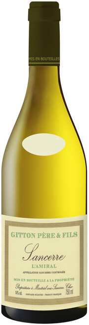 Вино Gitton Pere & Fils, "L'Amiral", Sancerre AOC