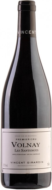 Вино Vincent Girardin, Volnay Premier Cru "Les Santenots"