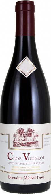 Вино Domaine Michel Gros, "Clos Vougeot" Grand Maupertuis Grand Cru AOC 2020 750 мл