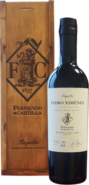 Херес Fernando de Castilla, "Singular" Pedro Ximenez Excepcional, wooden box