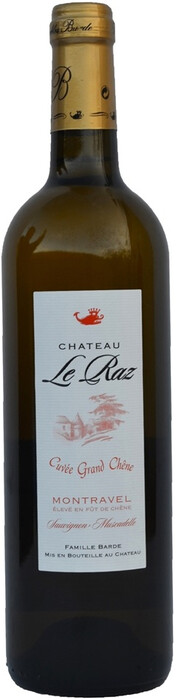 Вино Chateau Le Raz, "Cuvee Grand Chene" Blanc Sec, Montravel AOC