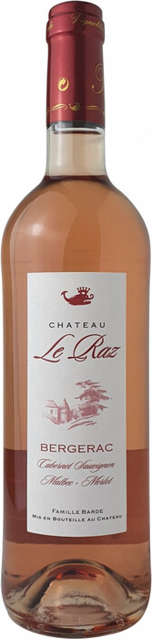 Вино Chateau Le Raz, Bergerac AOC Rose 2021 750 мл