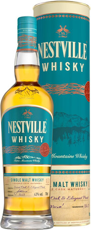 Виски "Nestville" Single Malt, gift tube 700 мл