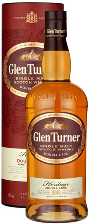 Виски "Glen Turner" Heritage Double Cask, in tube