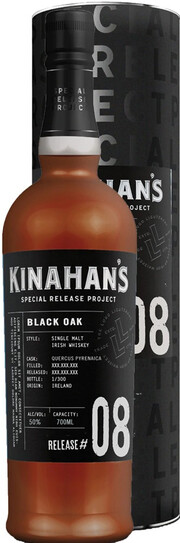 Виски "Kinahan's" Black Oak, Release #8, in tube 700 мл