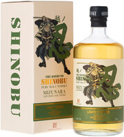 Виски "Shinobu" Lightly Peated Pure Malt, Mizunara Japanese Oak Finish, gift box