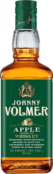 Висковый напиток KVKZ, "Johnny Volmer" Apple based on Whiskey 500 мл