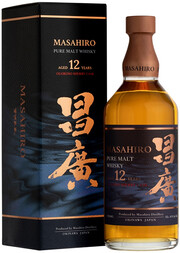 Виски "Masahiro" Pure Malt 12 Years Old, gift box 700 мл