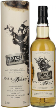 Виски Peat's Beast, Single Malt Batch Strength, in tube