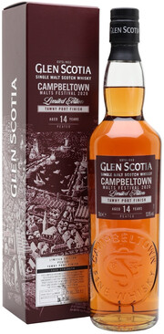 Виски "Glen Scotia" 14 Years Old Tawny Port Finish, gift box