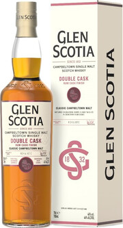 Виски "Glen Scotia" Double Cask Rum Finish, gift box