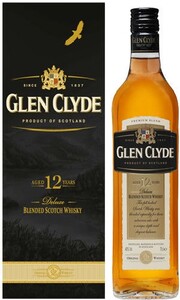 Виски "Glen Clyde" 12 Years Old, gift box 700 мл