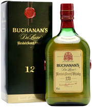 Виски "Buchanan's" De Luxe 12 Years Old, gift box 750 мл