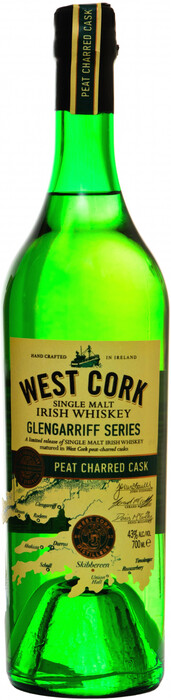 Виски "West Cork" Peat Charred Cask 700 мл