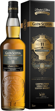 Виски "Glen Scotia" 11 Years, Sherry Double Cask Finish, gift box 700 мл