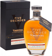 Виски Tomintoul, "Five Decades", gift box 700 мл