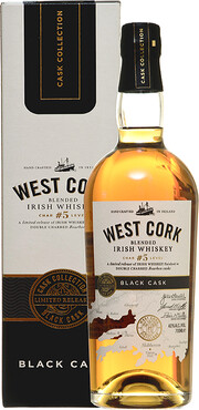 Виски "West Cork" Black Cask, gift box