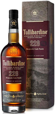 Виски Tullibardine, "228 Burgundy Finish", gift box 700 мл