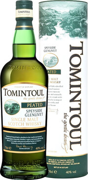 Виски "Tomintoul" Peatet, gift tube 700 мл