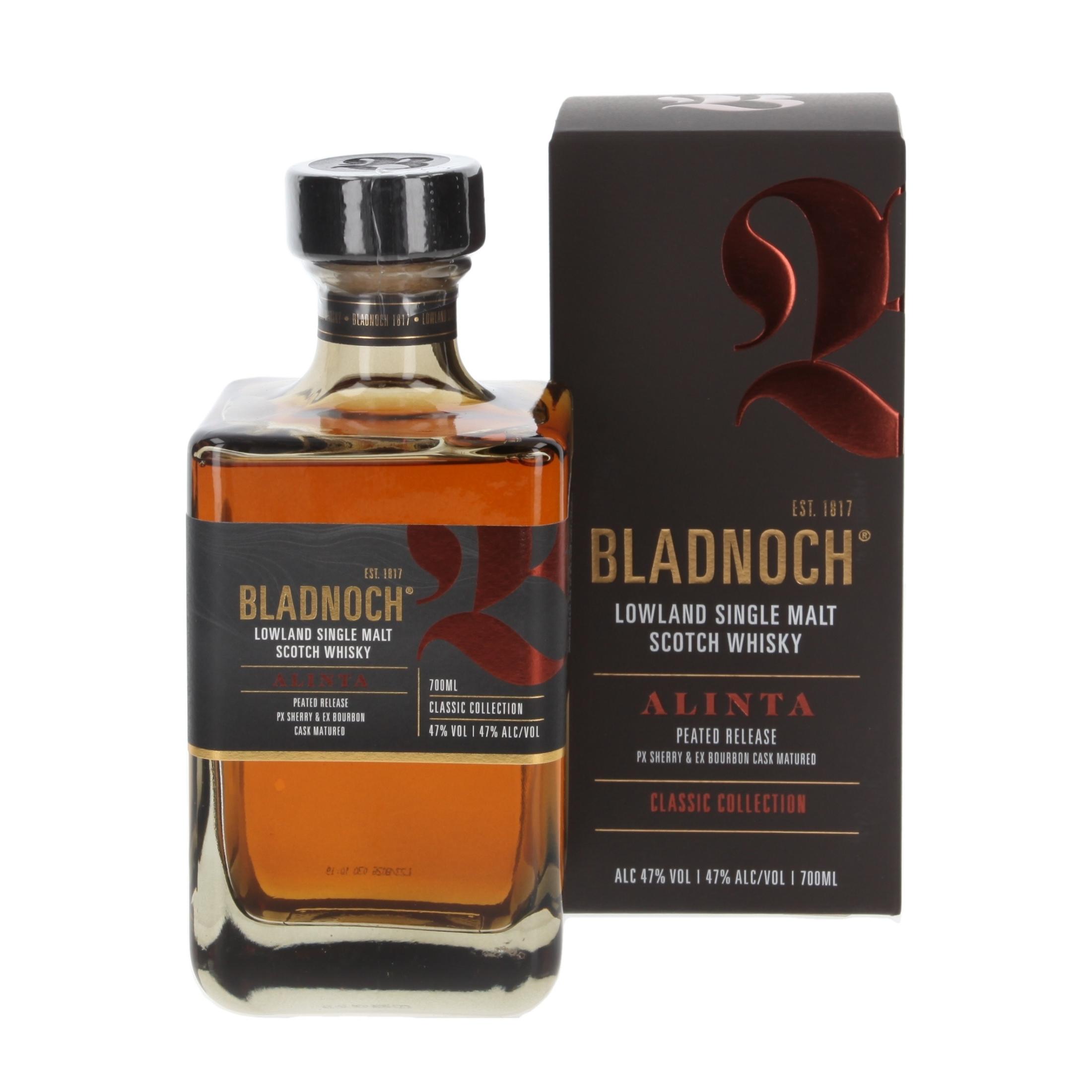 Wiskey Bladnoch Alinta Classic peated 700 ml