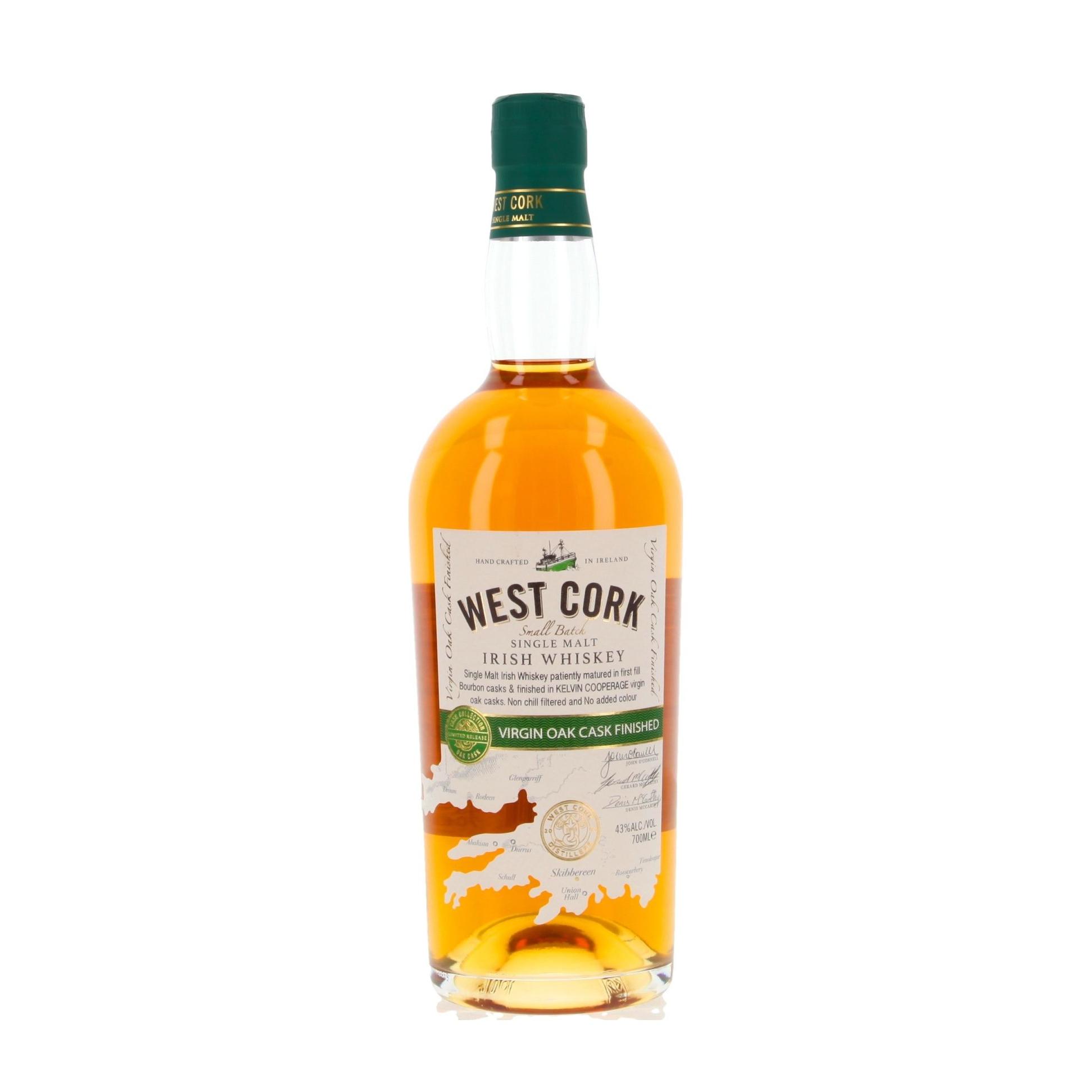 Wiskey West Cork Virgin Oak 700 ml