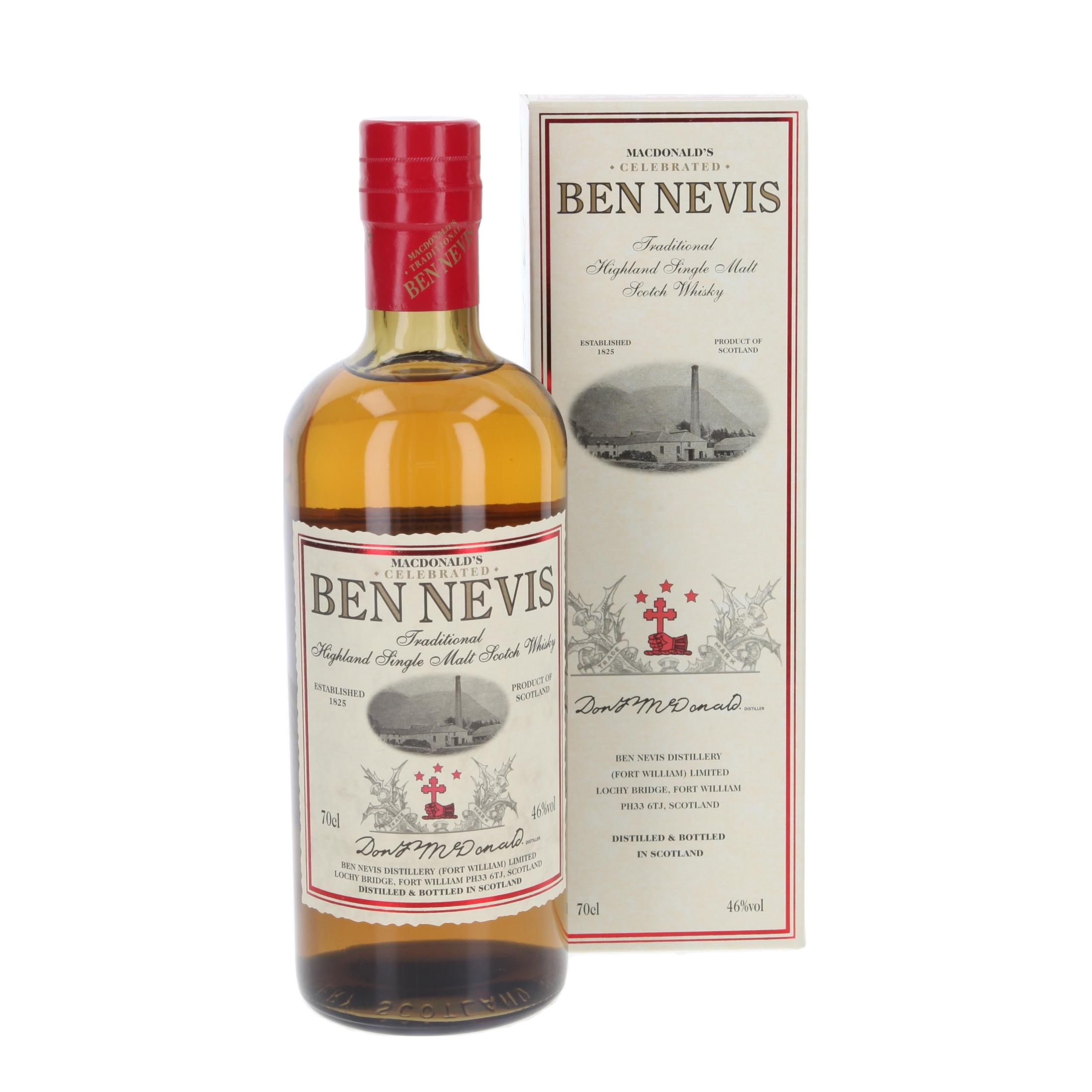 Wiskey Ben Nevis MacDonald's Traditional Peated 700 ml