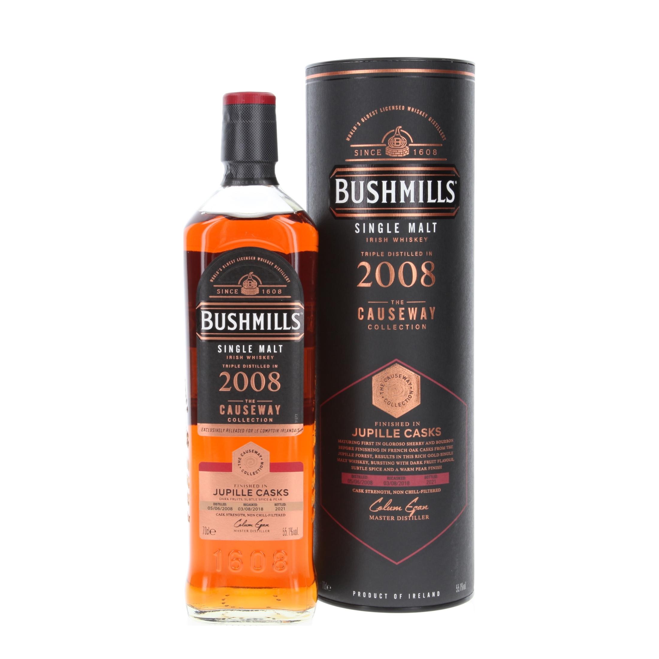 Wiskey Bushmills Causeway Collection Jupille Cask 2008/2021 700 ml