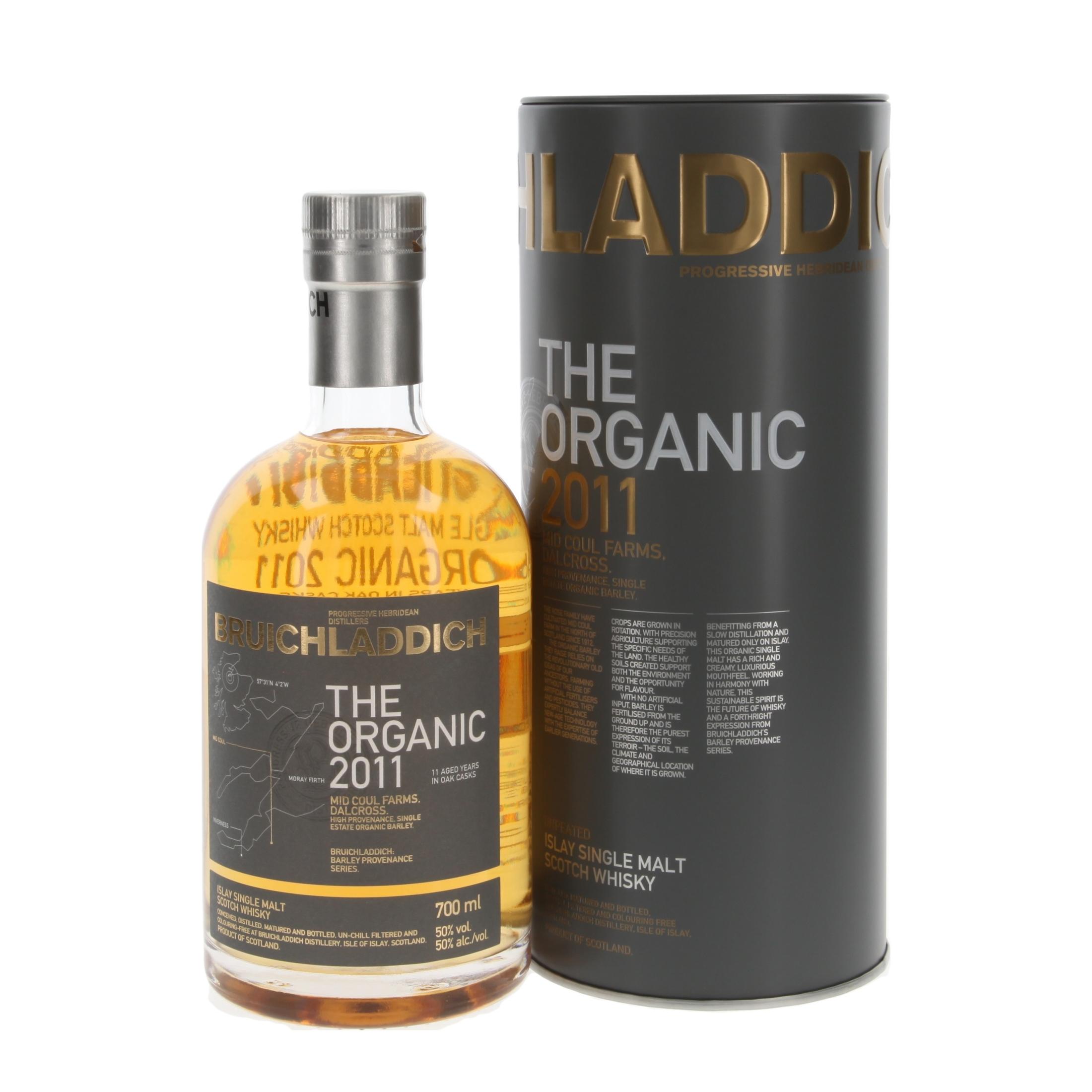 Bruichladdich The Organic 11 Year 2011  Whisky 700 ml