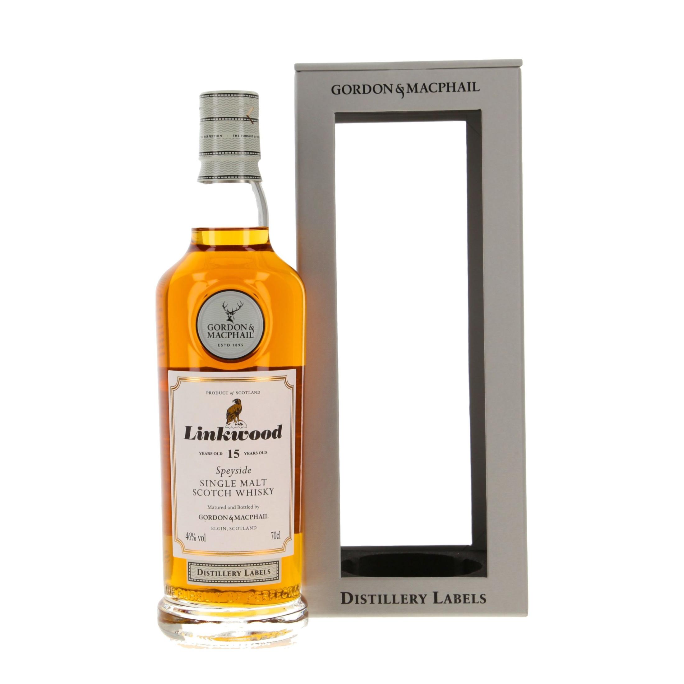 Linkwood Distillery Labels 15 Year Whisky 700 ml