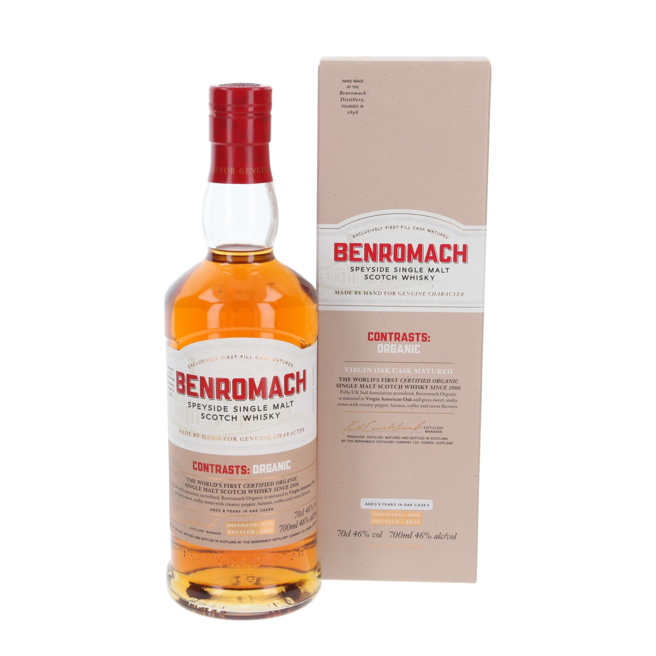 Benromach Organic 8 Years 2013/2022 Whisky 700 ml