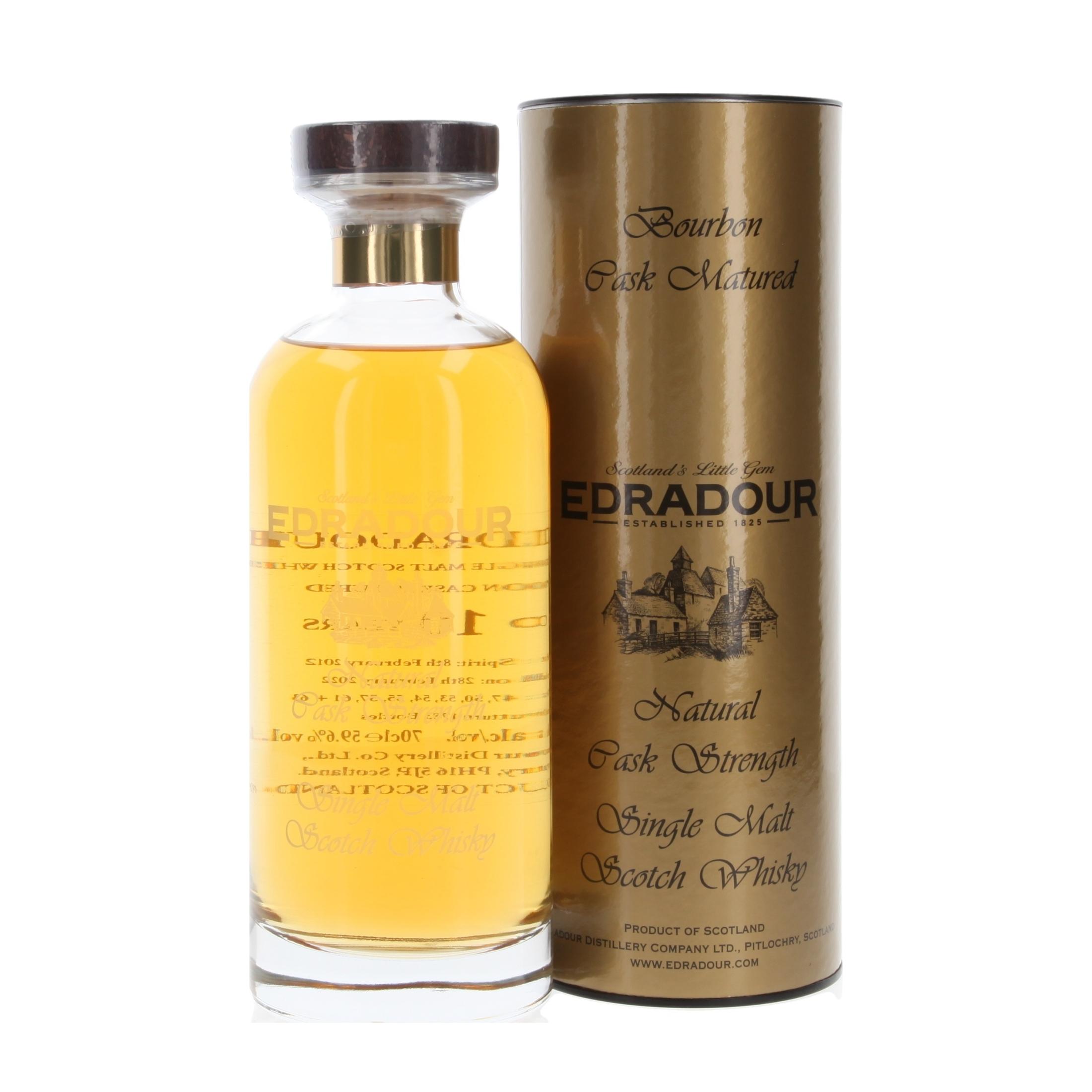 Edradour Decanter Bourbon Whisky 10 Years 2012/2022 700 ml