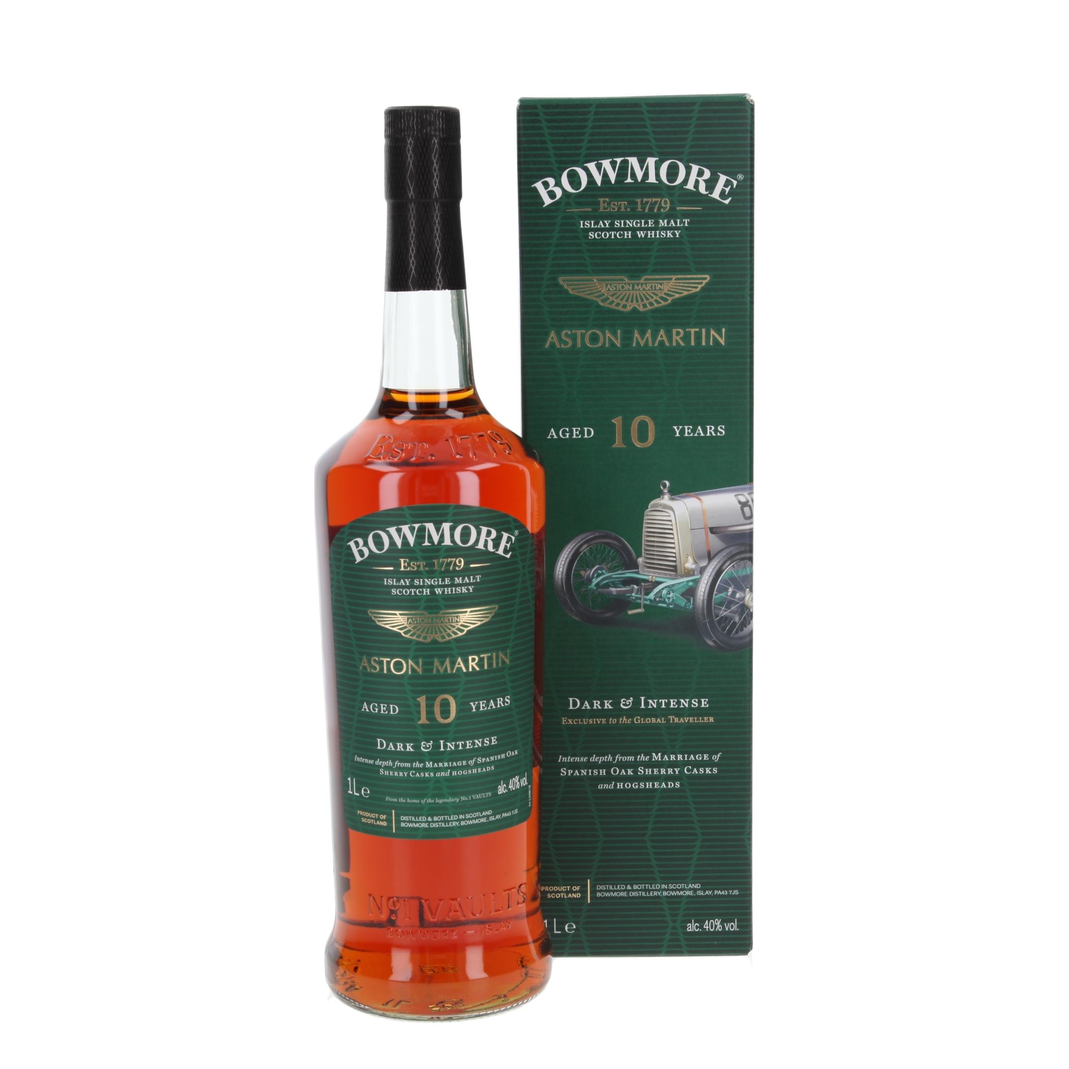 Bowmore Dark & Intense - Aston Martin Collection Razor Blade 10 Years 1000 ml
