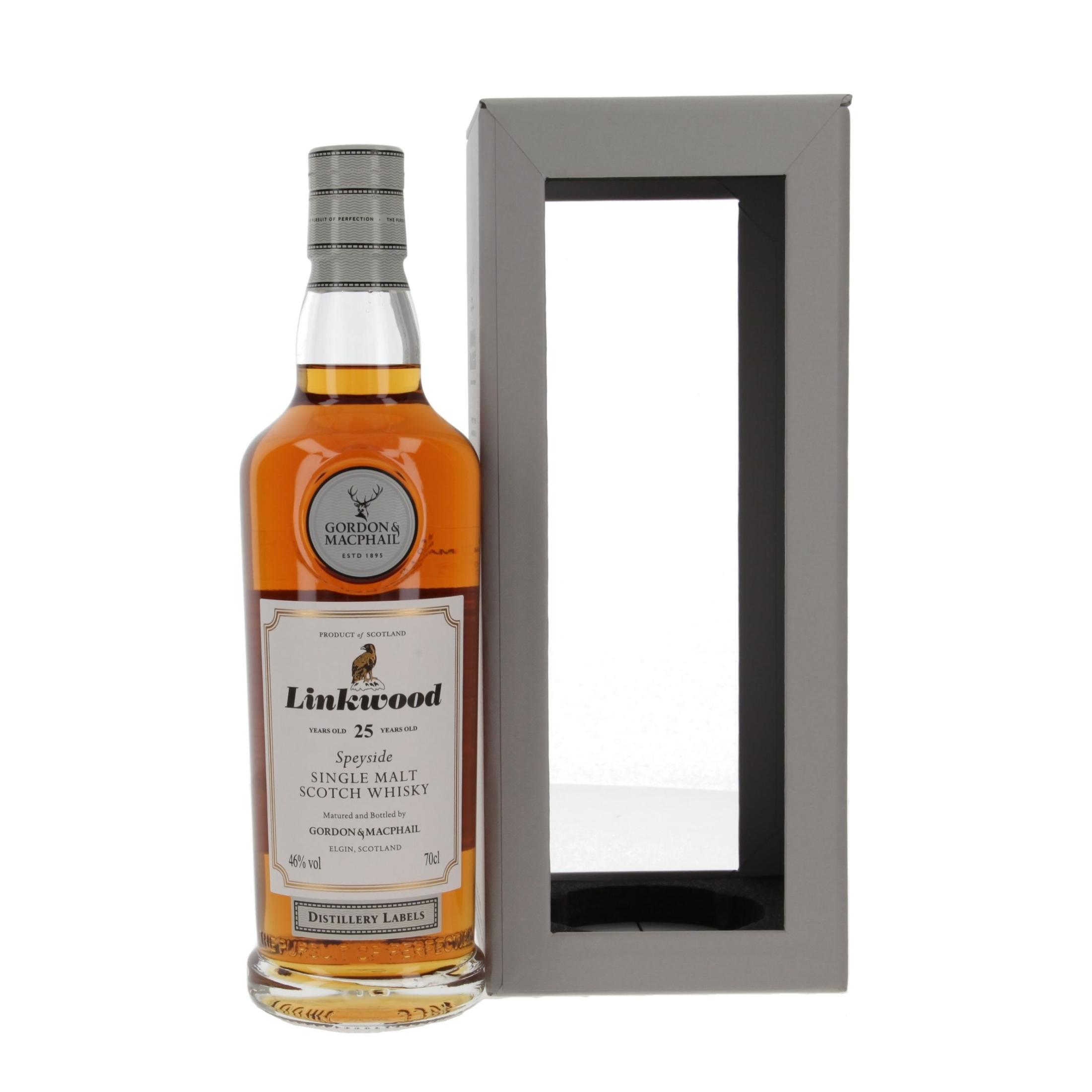 Linkwood Distillery Whisky Labels 25 Years 700 ml